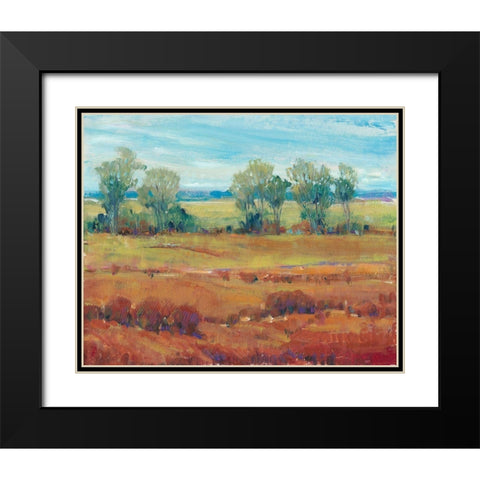 Red Clay I Black Modern Wood Framed Art Print with Double Matting by OToole, Tim