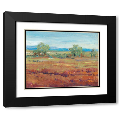 Red Clay II Black Modern Wood Framed Art Print with Double Matting by OToole, Tim