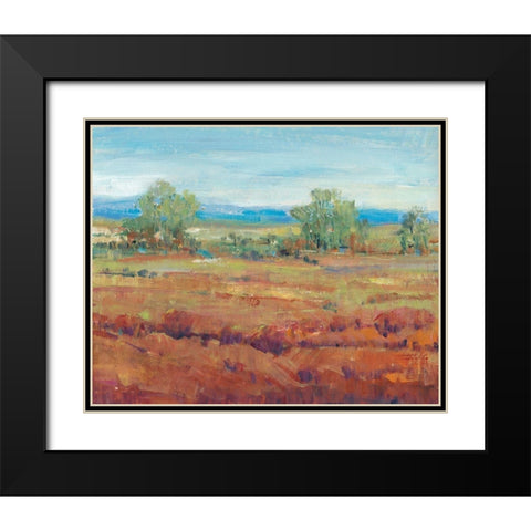 Red Clay II Black Modern Wood Framed Art Print with Double Matting by OToole, Tim