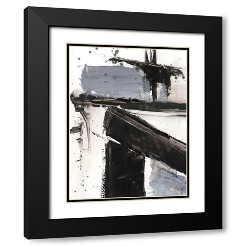Demolition III Black Modern Wood Framed Art Print with Double Matting by Harper, Ethan