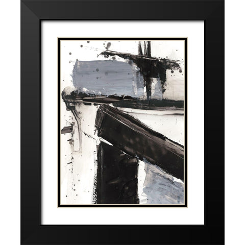 Demolition III Black Modern Wood Framed Art Print with Double Matting by Harper, Ethan
