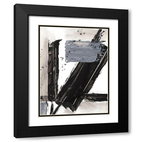 Demolition IV Black Modern Wood Framed Art Print with Double Matting by Harper, Ethan