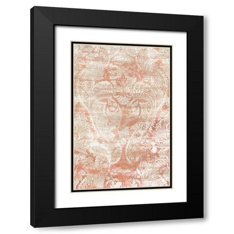 Garnet Weft I Black Modern Wood Framed Art Print with Double Matting by Vess, June Erica