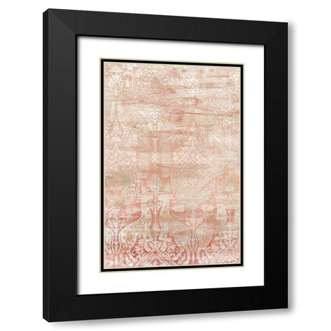 Garnet Weft II Black Modern Wood Framed Art Print with Double Matting by Vess, June Erica