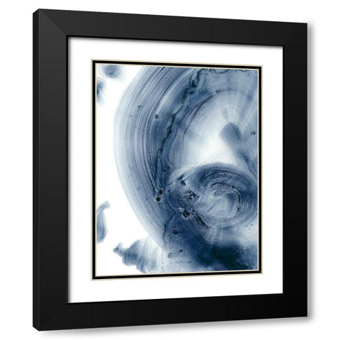 Quasars II Black Modern Wood Framed Art Print with Double Matting by Harper, Ethan