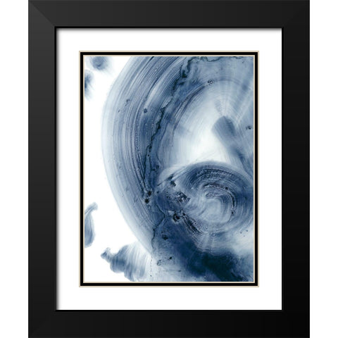 Quasars II Black Modern Wood Framed Art Print with Double Matting by Harper, Ethan