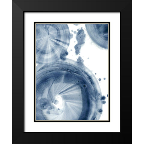 Quasars III Black Modern Wood Framed Art Print with Double Matting by Harper, Ethan