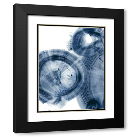 Quasars IV Black Modern Wood Framed Art Print with Double Matting by Harper, Ethan