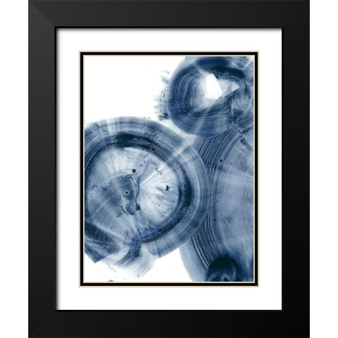 Quasars IV Black Modern Wood Framed Art Print with Double Matting by Harper, Ethan