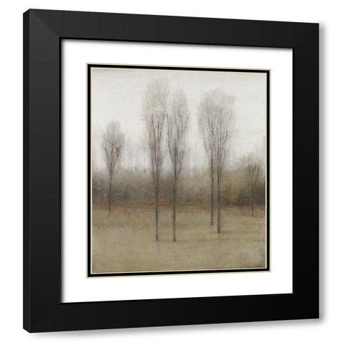 Last Day of Fall I Black Modern Wood Framed Art Print with Double Matting by OToole, Tim