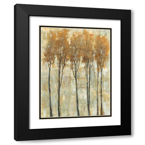 Standing Tall in Autumn I Black Modern Wood Framed Art Print with Double Matting by OToole, Tim
