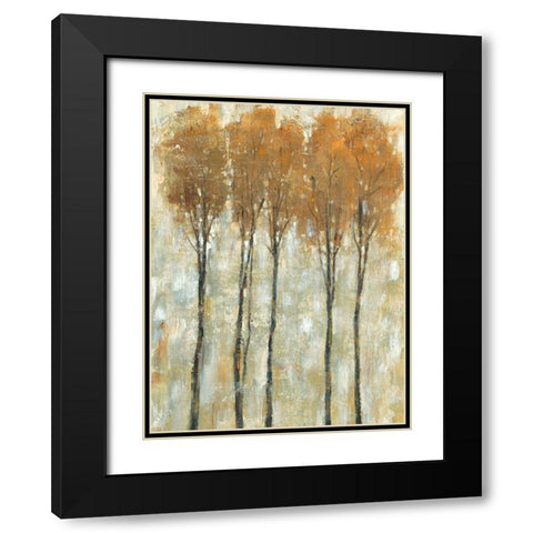 Standing Tall in Autumn II Black Modern Wood Framed Art Print with Double Matting by OToole, Tim