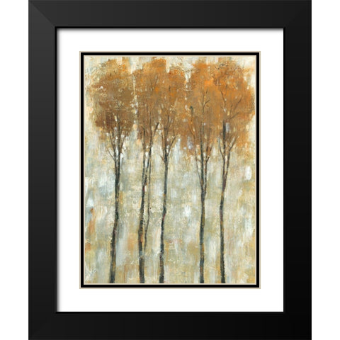 Standing Tall in Autumn II Black Modern Wood Framed Art Print with Double Matting by OToole, Tim