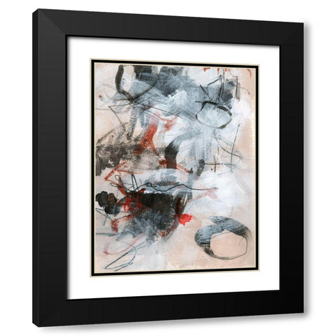 Rekindle I Black Modern Wood Framed Art Print with Double Matting by Parker, Jennifer Paxton