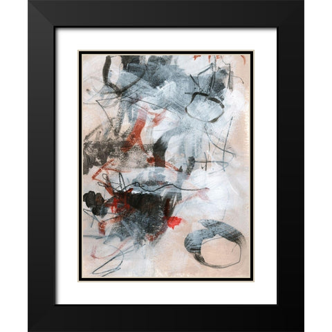 Rekindle I Black Modern Wood Framed Art Print with Double Matting by Parker, Jennifer Paxton