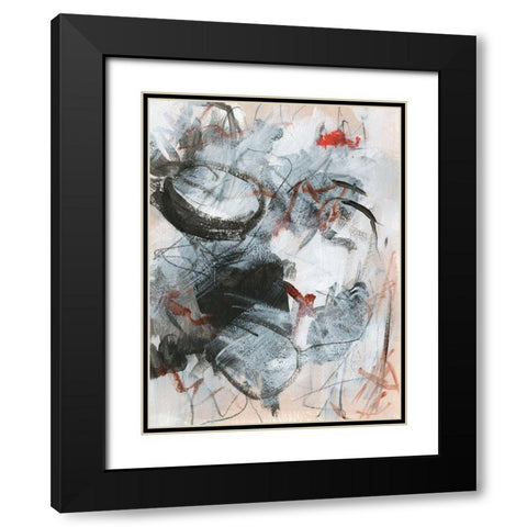 Rekindle II Black Modern Wood Framed Art Print with Double Matting by Parker, Jennifer Paxton
