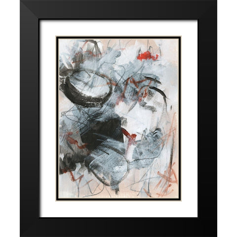 Rekindle II Black Modern Wood Framed Art Print with Double Matting by Parker, Jennifer Paxton