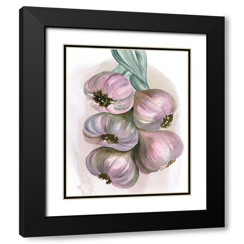 Garlic Braid II Black Modern Wood Framed Art Print with Double Matting by Parker, Jennifer Paxton