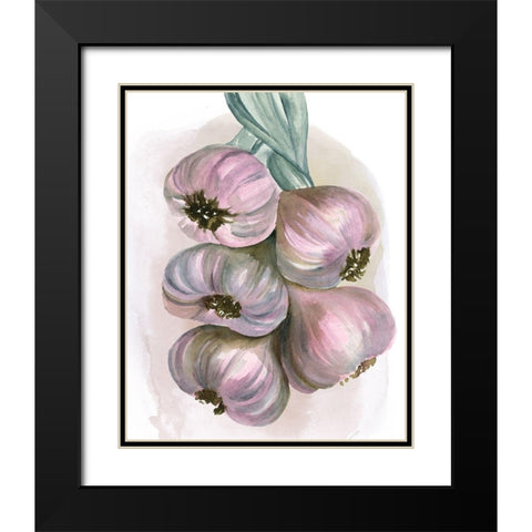 Garlic Braid II Black Modern Wood Framed Art Print with Double Matting by Parker, Jennifer Paxton