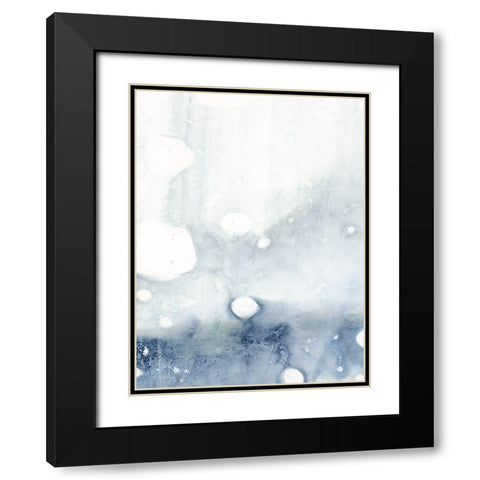 Rain Beads I Black Modern Wood Framed Art Print with Double Matting by Harper, Ethan