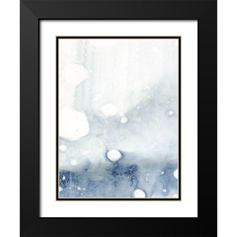 Rain Beads I Black Modern Wood Framed Art Print with Double Matting by Harper, Ethan