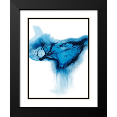 Dissipation II Black Modern Wood Framed Art Print with Double Matting by Harper, Ethan