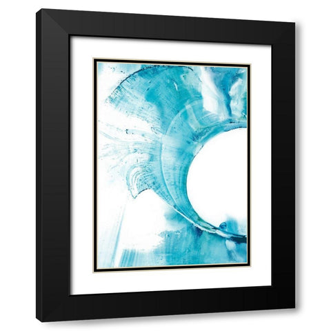 Aperture I Black Modern Wood Framed Art Print with Double Matting by Harper, Ethan
