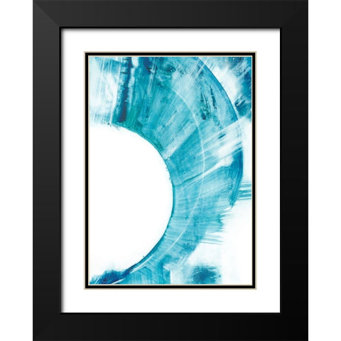 Aperture II Black Modern Wood Framed Art Print with Double Matting by Harper, Ethan