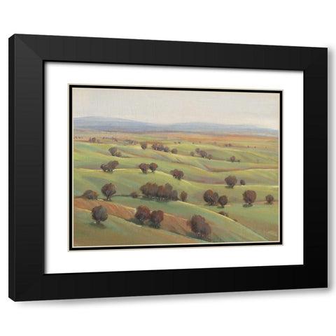 Beyond the Hills I Black Modern Wood Framed Art Print with Double Matting by OToole, Tim