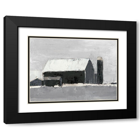 Dynamic Barn I Black Modern Wood Framed Art Print with Double Matting by Harper, Ethan
