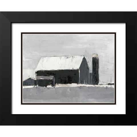 Dynamic Barn I Black Modern Wood Framed Art Print with Double Matting by Harper, Ethan