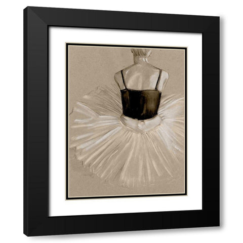 Black Leotard II Black Modern Wood Framed Art Print with Double Matting by Parker, Jennifer Paxton