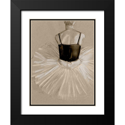 Black Leotard II Black Modern Wood Framed Art Print with Double Matting by Parker, Jennifer Paxton