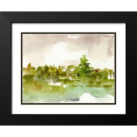 Morning Retreat II Black Modern Wood Framed Art Print with Double Matting by Harper, Ethan