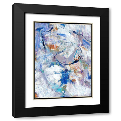 Bounce I Black Modern Wood Framed Art Print with Double Matting by OToole, Tim
