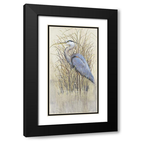 Wading II Black Modern Wood Framed Art Print with Double Matting by OToole, Tim