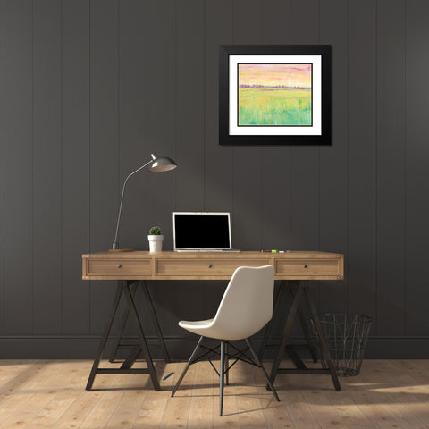 Spring Pasture I Black Modern Wood Framed Art Print with Double Matting by OToole, Tim