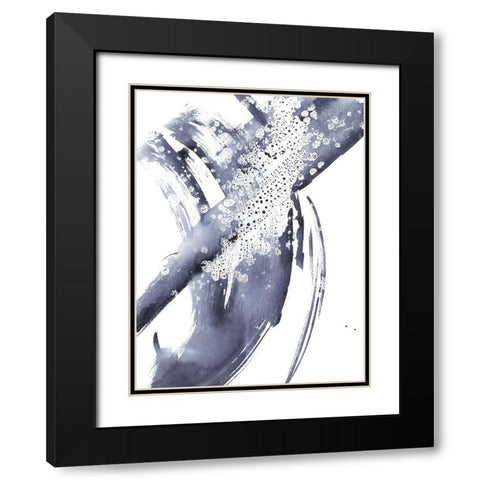 Directionality V Black Modern Wood Framed Art Print with Double Matting by Harper, Ethan
