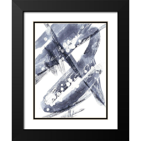 Directionality VI Black Modern Wood Framed Art Print with Double Matting by Harper, Ethan
