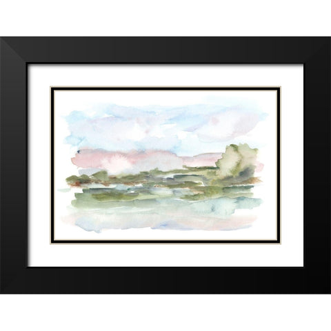 Mountain Watercolor VI Black Modern Wood Framed Art Print with Double Matting by Harper, Ethan