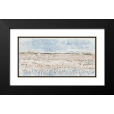 Horizon Edge II Black Modern Wood Framed Art Print with Double Matting by OToole, Tim