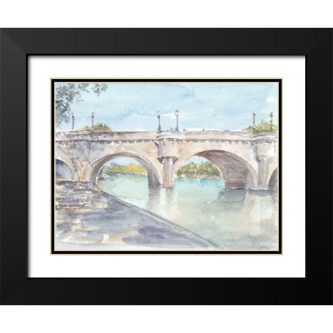 French Bridge Study II Black Modern Wood Framed Art Print with Double Matting by Harper, Ethan