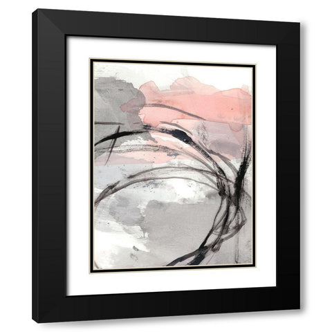 Around the Corner II Black Modern Wood Framed Art Print with Double Matting by Harper, Ethan