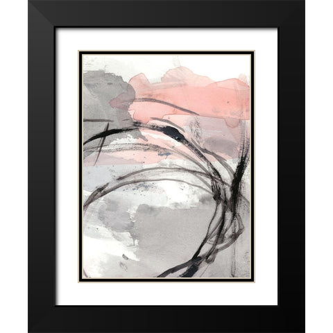 Around the Corner II Black Modern Wood Framed Art Print with Double Matting by Harper, Ethan
