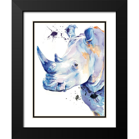 Ultra Violet Safari II Black Modern Wood Framed Art Print with Double Matting by Parker, Jennifer Paxton