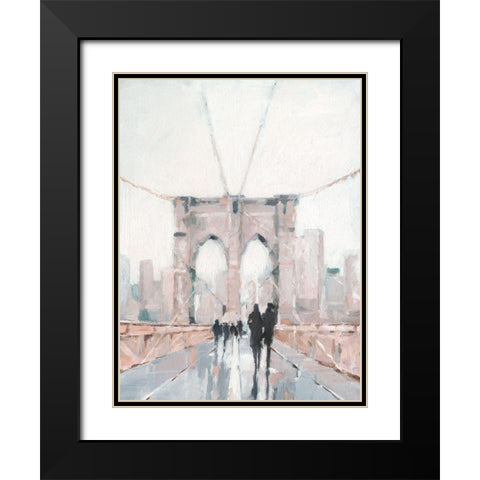 Early Morning Stroll I Black Modern Wood Framed Art Print with Double Matting by Harper, Ethan