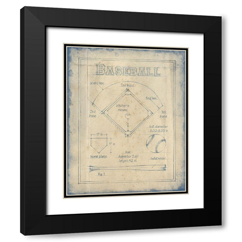 All About the Game I Black Modern Wood Framed Art Print with Double Matting by Harper, Ethan