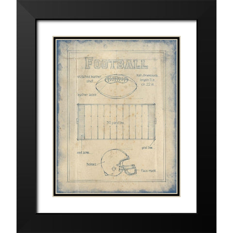All About the Game II Black Modern Wood Framed Art Print with Double Matting by Harper, Ethan