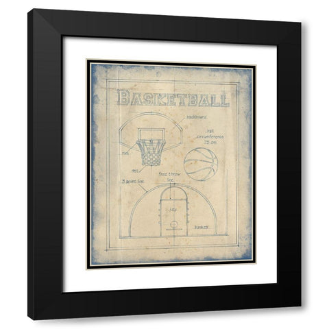 All About the Game III Black Modern Wood Framed Art Print with Double Matting by Harper, Ethan
