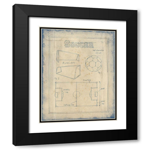 All About the Game IV Black Modern Wood Framed Art Print with Double Matting by Harper, Ethan